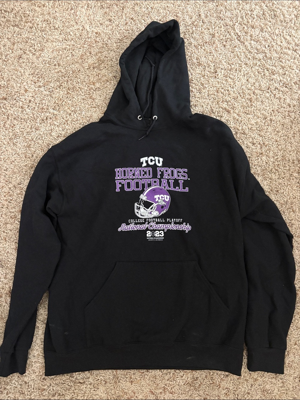 TCU Horned Frogs 2023 National Championship Black Hoodie